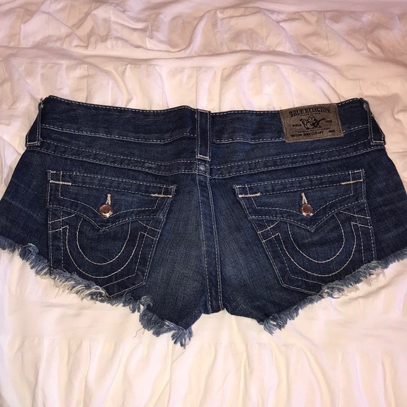 True Religion Joey Cut-Off Shorts - Picture 2 of 4